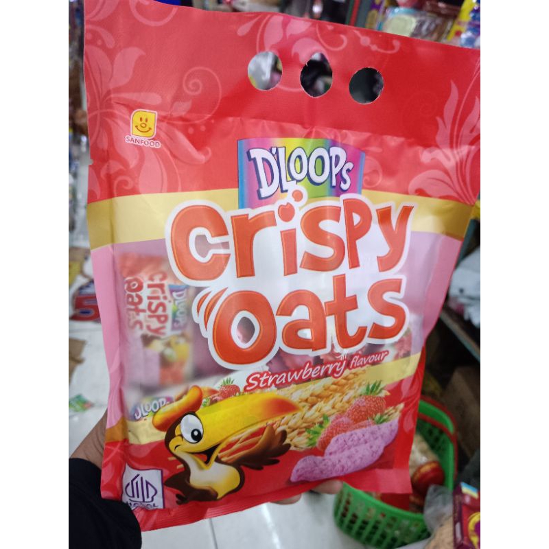 

dloops crispy oats 200 gram (isi 20 pcs)