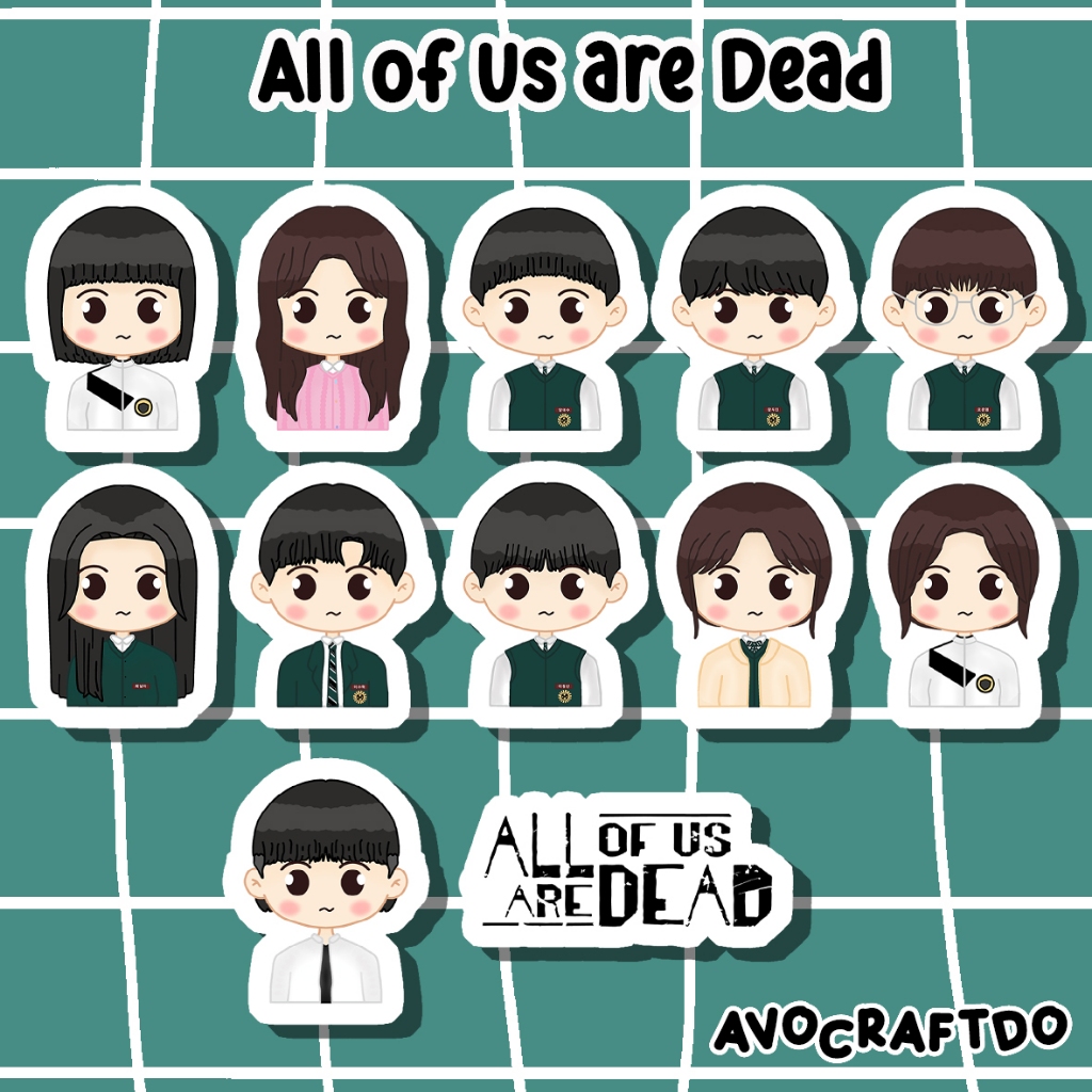 

[ AVOCRAFTDO ] Sticker Kdrama All of Us are Dead