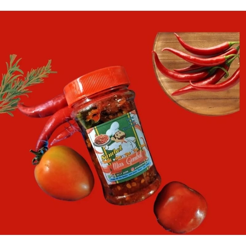

sambel mas Gembol varian cumi