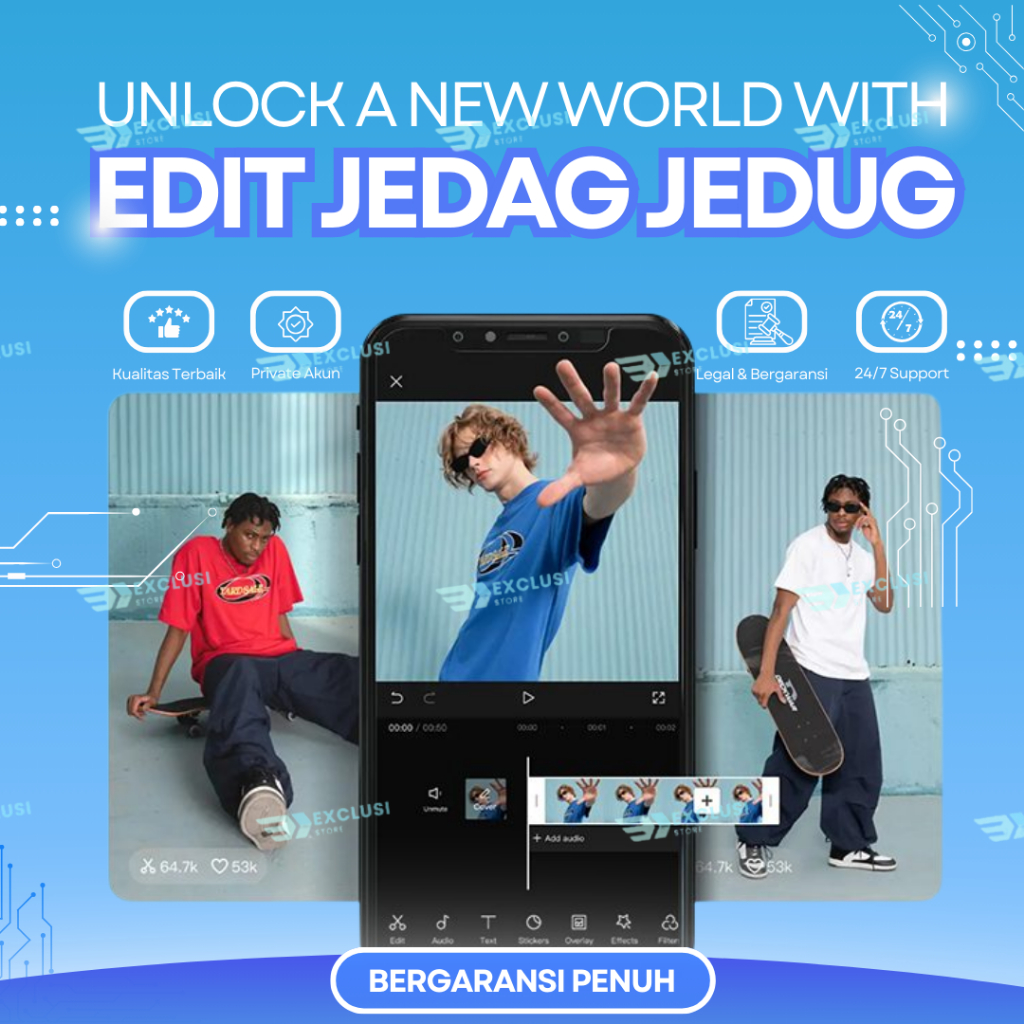 C PRO Edit Video Seperti Profesional 1 Bulan| Semua Fitur Terbuka | JEDAG JEDUG