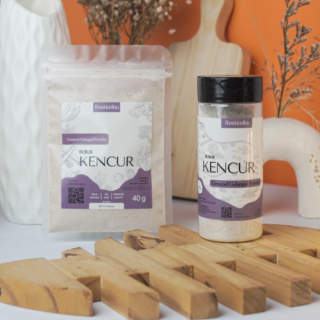 

RESTOEIBU Kencur Bubuk - Ground Galangal Powder Bumbu Dapur Rempah