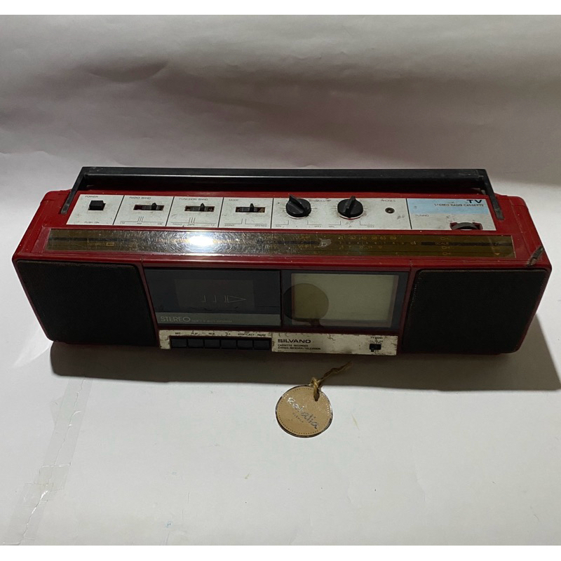 Radio Tape Jadul Plus TV Vintage Silvano
