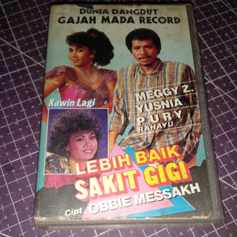 kaset pita dangdut meggy z lebih baik sakit gigi