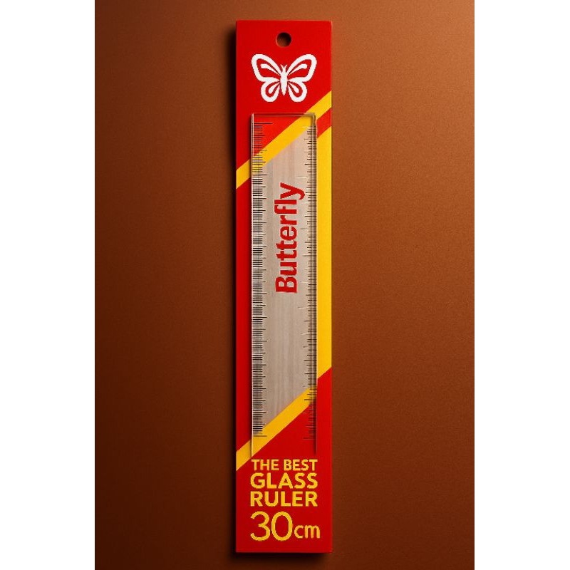 

Penggaris Butterfly 30 CM Plastik Transparan untuk Sekolah & Kantor, Penggaris Butterfly Original - Alat Ukur Serbaguna, Penggaris Panjang Butterfly,Penggaris Plastik Merk Butterfly - Alat Ukur Akurat, Penggaris Butterfly Transparan Kuat