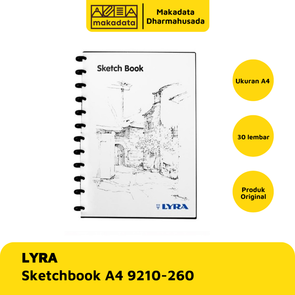 

SKETCH BOOK / BUKU MENGGAMBAR / BUKU SKETSA LYRA A4 9210-260 MURAH