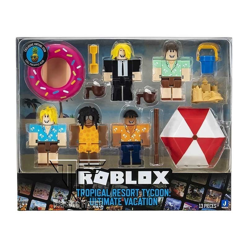 Action Figure Roblox Tropical Resort Tycoon Ultimate Vacation Pineapple Head