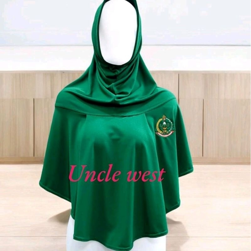 Jilbab PSO Uncle West Warna Hijau Fuji