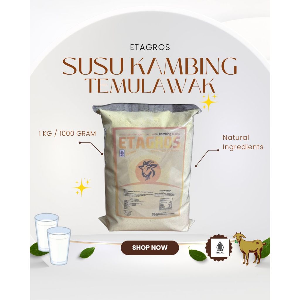 

Susu Kambing Etawa Temulawak (1000 gr)