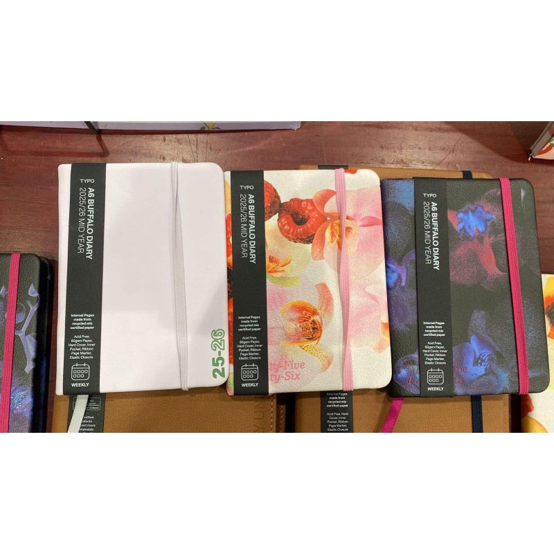 

Typo Weekly Planner A6 Mid Planner 2025 / 2026 Mini Pocket BEST SELLER Leather Kulit Buku Original NEW ARRIVAL
