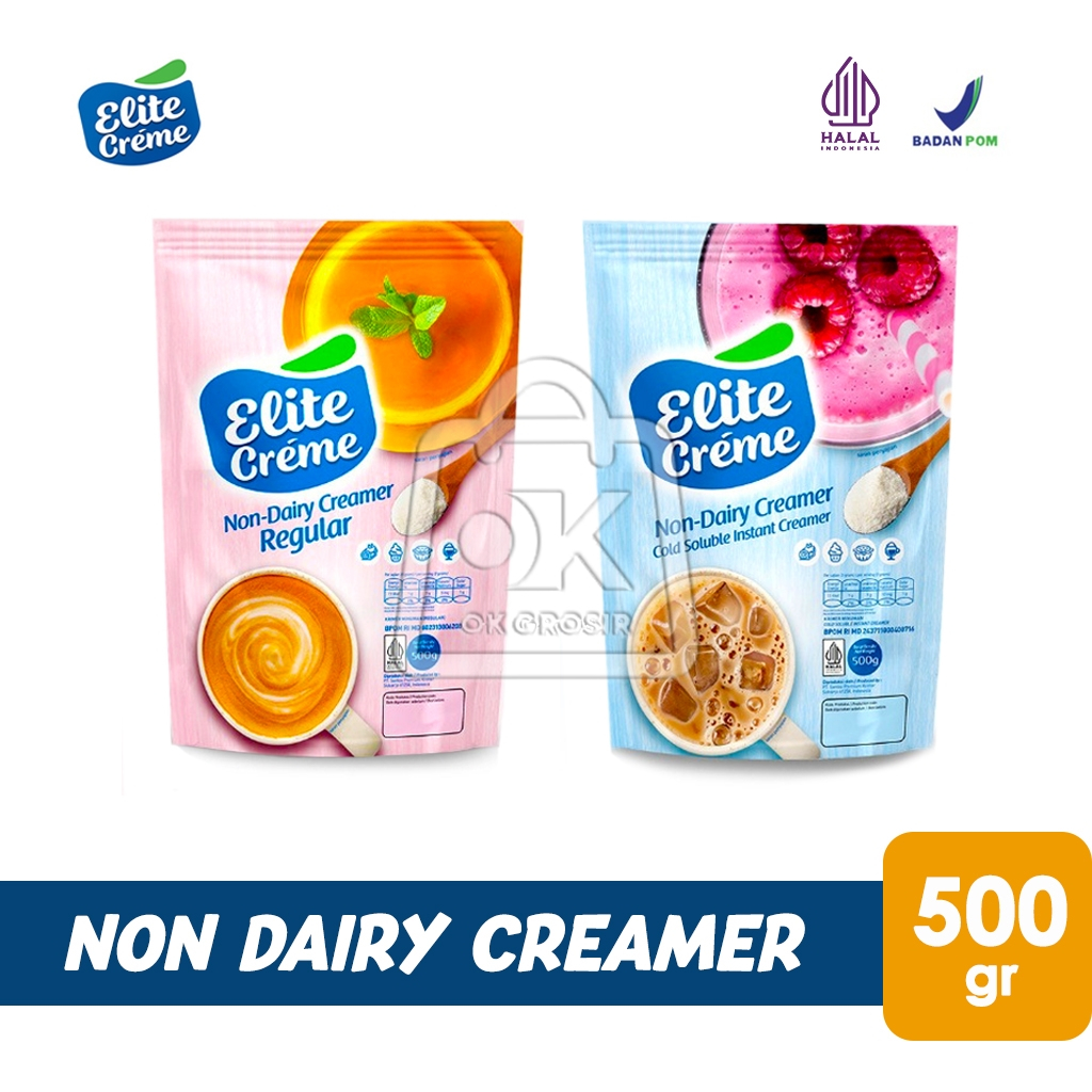 

Krimer Bubuk ELITE CREME Premium Non Dairy Creamer Instant (500gr)
