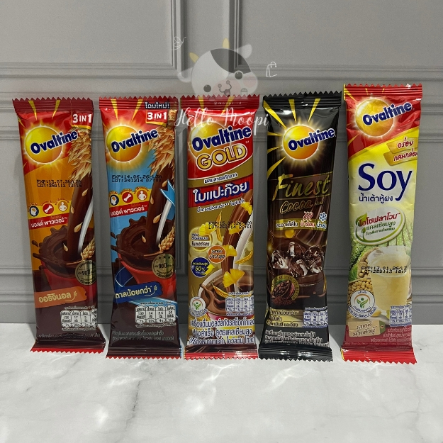 

[SACHET] Ovaltine Original 30 gram / Ovaltine 3in1 Gold 30 gram / Ovaltine Less Sugar 31 gram / Ovaltine Finest Cocoa 29gram / Ovaltine Nature Select Soy 28 gram / Soy Thailand / Ovaltine Thailand / Minuman Thailand