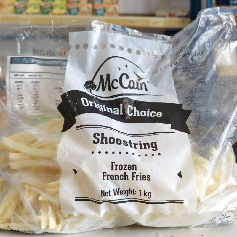 

McCain Shoestring 1Kg / Kentang Shoestring Mc Cain 1Kg / Kentang 1Kg / Kentang Shoestring 1Kg / French Fries Shoestring 1Kg