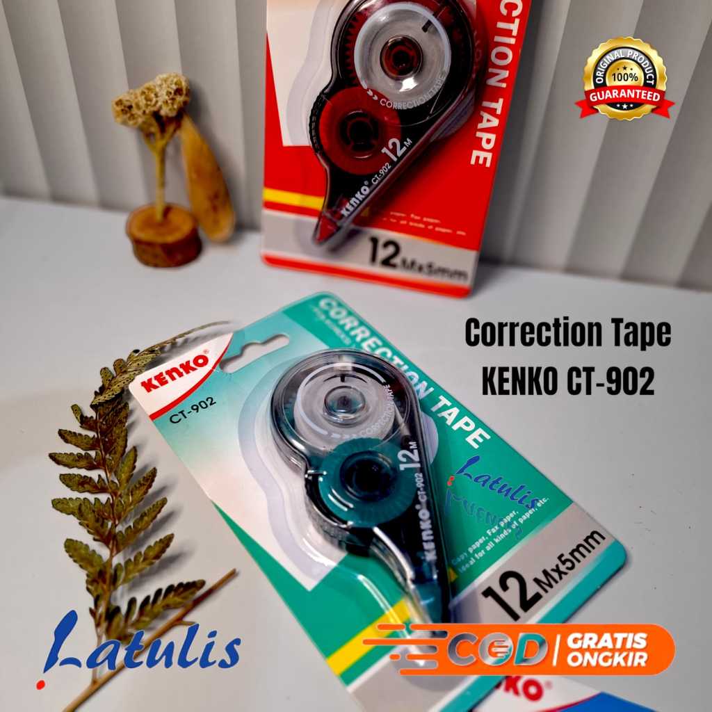 

Tip-Ex kertas / Correction tape Kenko CT-902