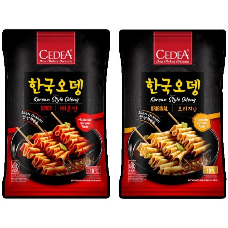 

Cedea Korean Odeng Spicy dan Original - 480gr isi 12 tusuk / Odeng Frozen Food Halal