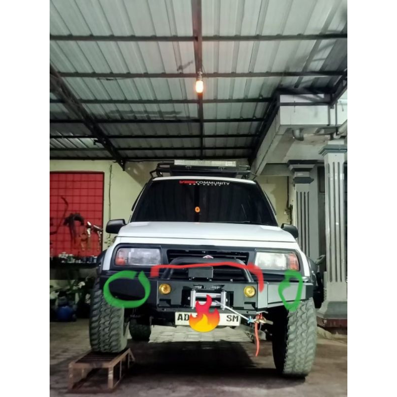 Bemper depan request  custom arb untuk suzuki escudo