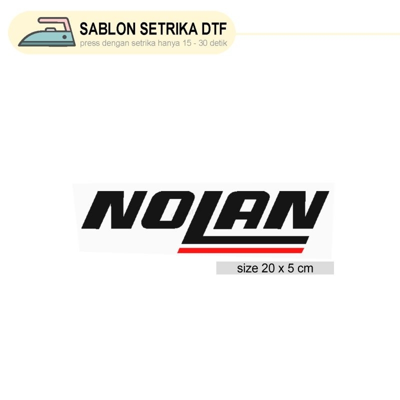 

Stiker Sablon NoLan