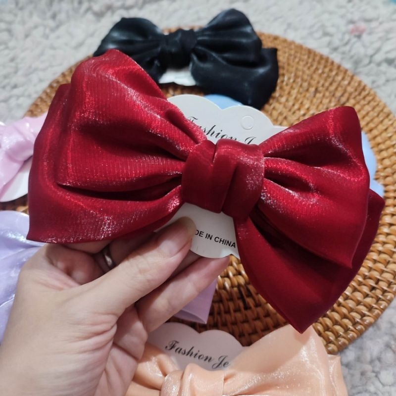 lusinan 12 jepit pita hair clip Korea besar jedai rambut fashion perempuan
