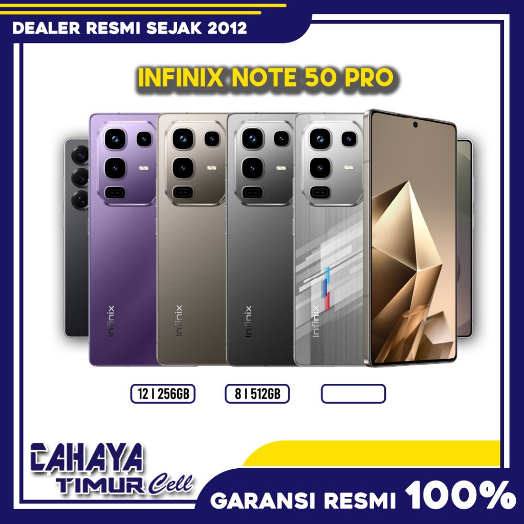INFINIX NOTE 50 PRO Ram 8/256GB Smartphone Garansi Resmi