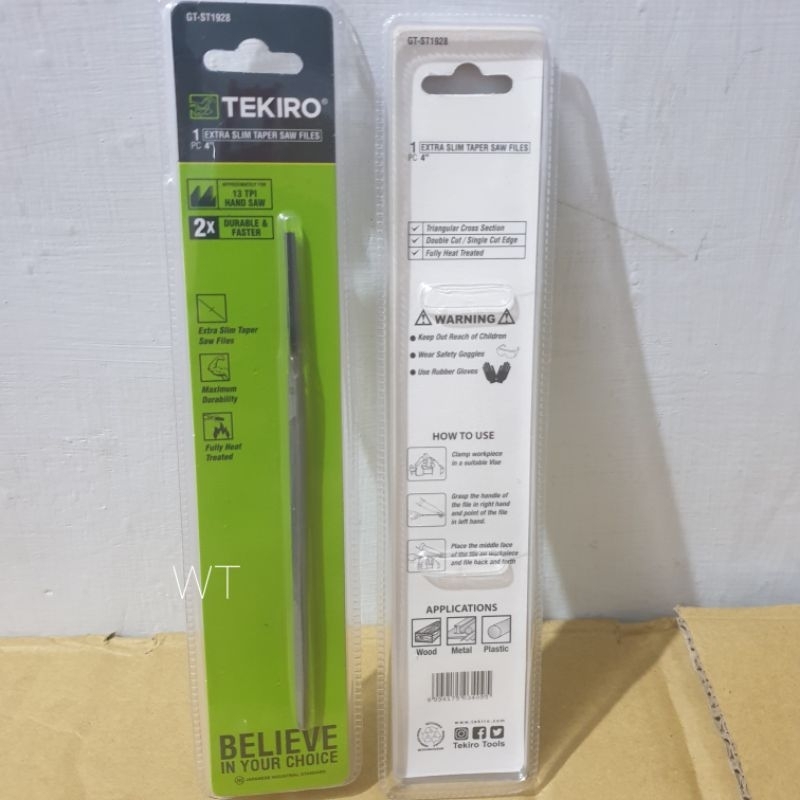 Kikir extra slim Extra Slim Taper Saw 4"