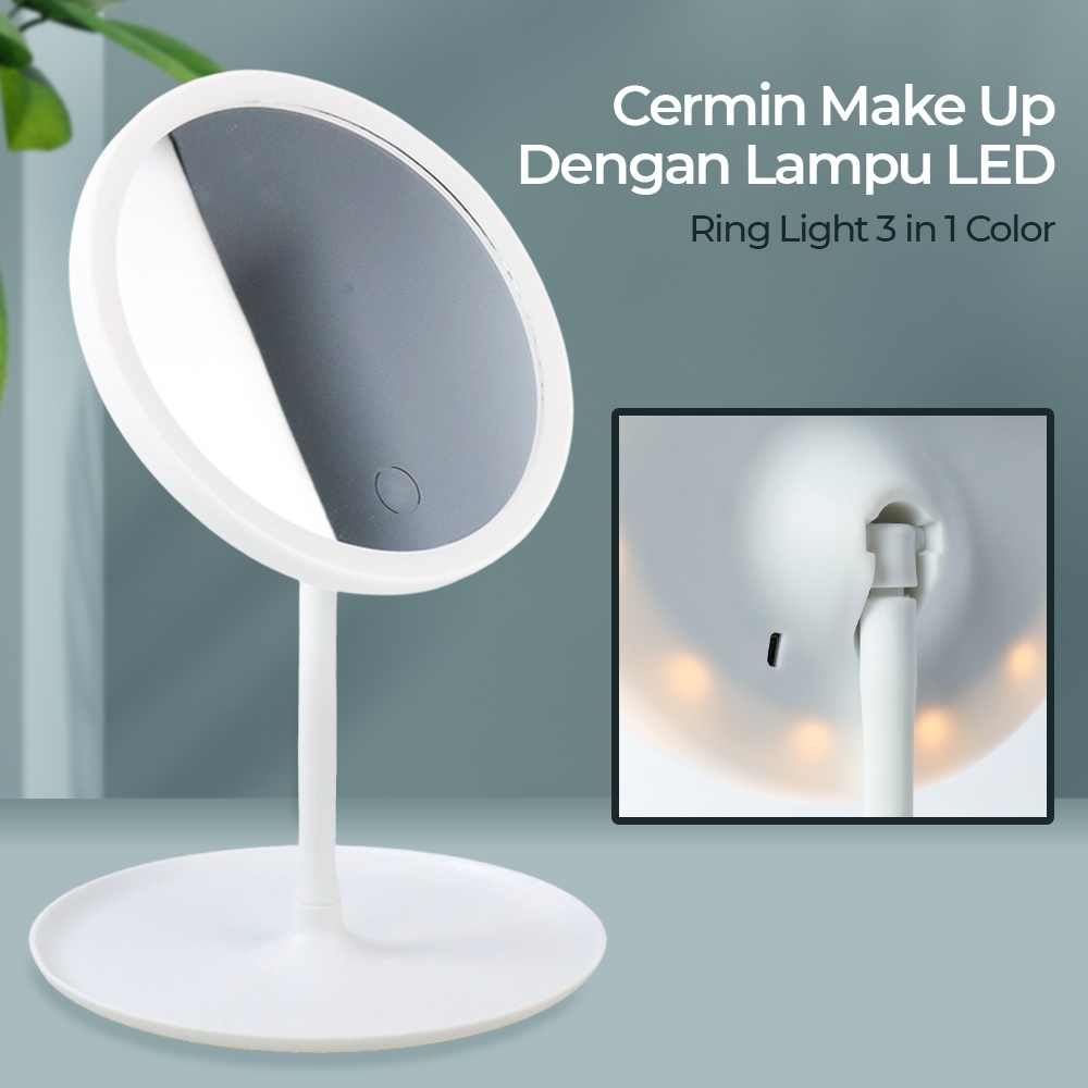 Cermin Makeup / Cermin Makeup Mirror LED Light / LED MIRROR CERMIN 3 WARNA