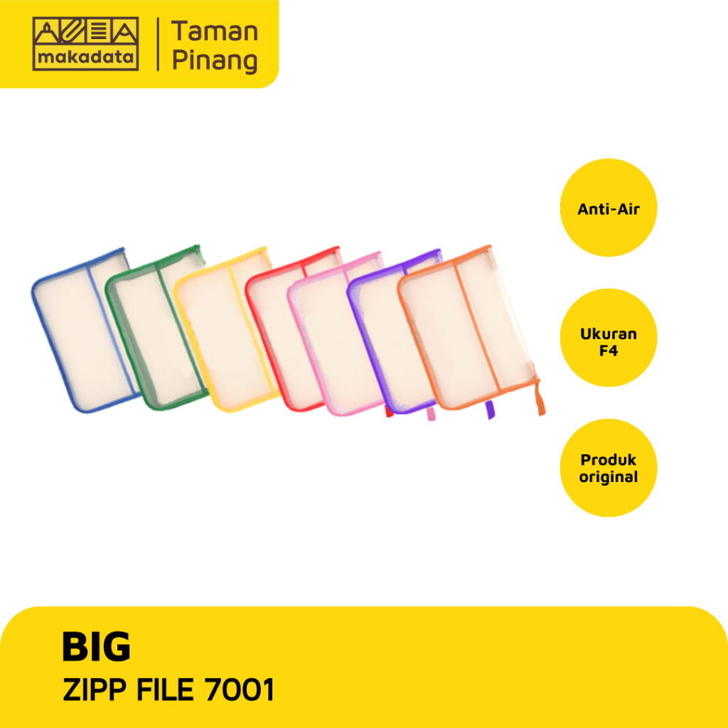 

ZIPP FILE / ZIPPER BAG / MAP DOKUMEN BIG 7001 RESLETING JUMBO MURAH