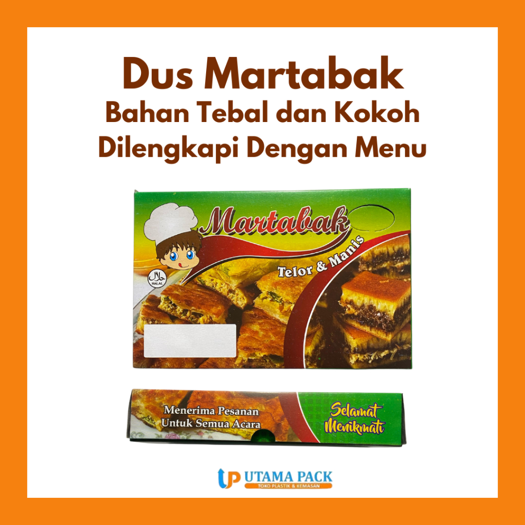 

Dus Martabak Telur dan Manis Dus Terang Bulan Tebal Kokoh Tidak Mudah Rusak Kualitas Premium