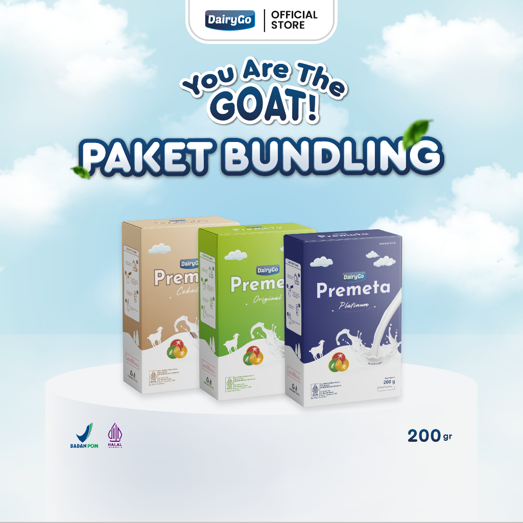

Susu Kambing Etawa Bubuk 200g Paket Bundling 3pcs Varian Platinum Original Cokelat
