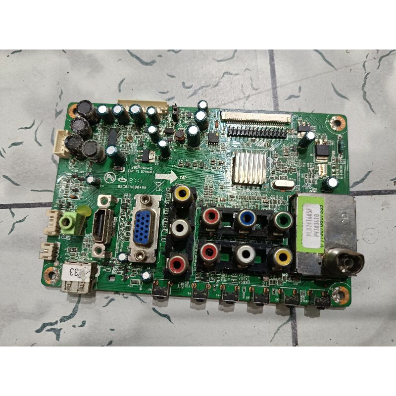 mainboard tv led polytron pld24t605 pld 24t605w