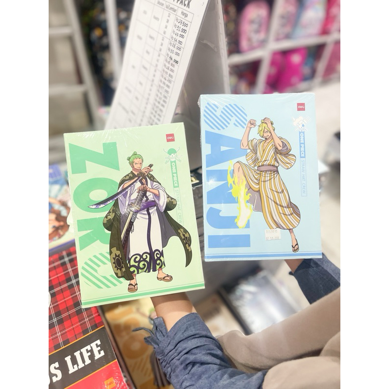 [1 PACK] Buku Tulis B5 DELI 42 Lembar One Piece 9/ CNB 542 ONE PIECE 9