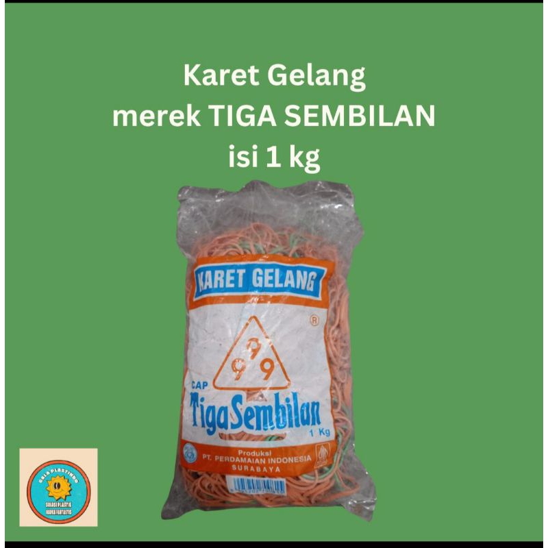 

karet gelang merk tiga sembilan