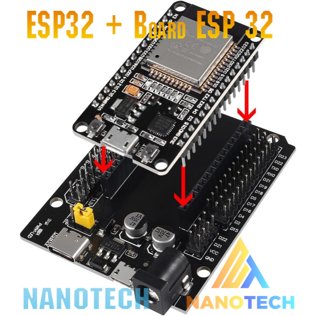 ESP32U ESP32-U WROOM + Board ESP32