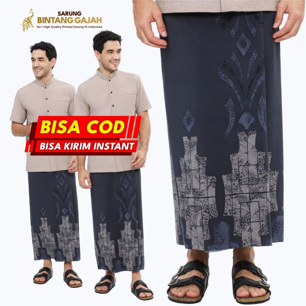 Sarung Bintang Gajah Onta Legenda WS 7242 RAKSHA Motif Abstrak Modern