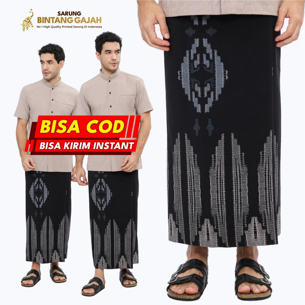 Sarung Bintang Gajah Onta Legenda WS 7241 AKRAM Motif Ornamen Modern