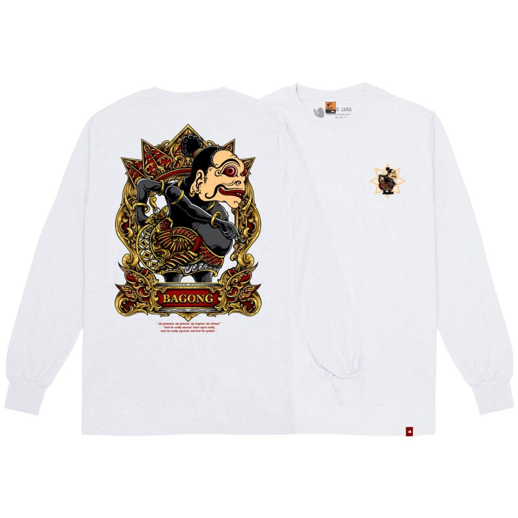 BIJAK JAWA Kaos Wayang Bagong Lengan Panjang