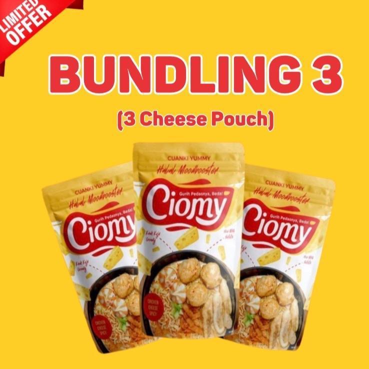 

CIOMY - Terbaru Cuanki Bundling 3 Pouch Cheese Spicy