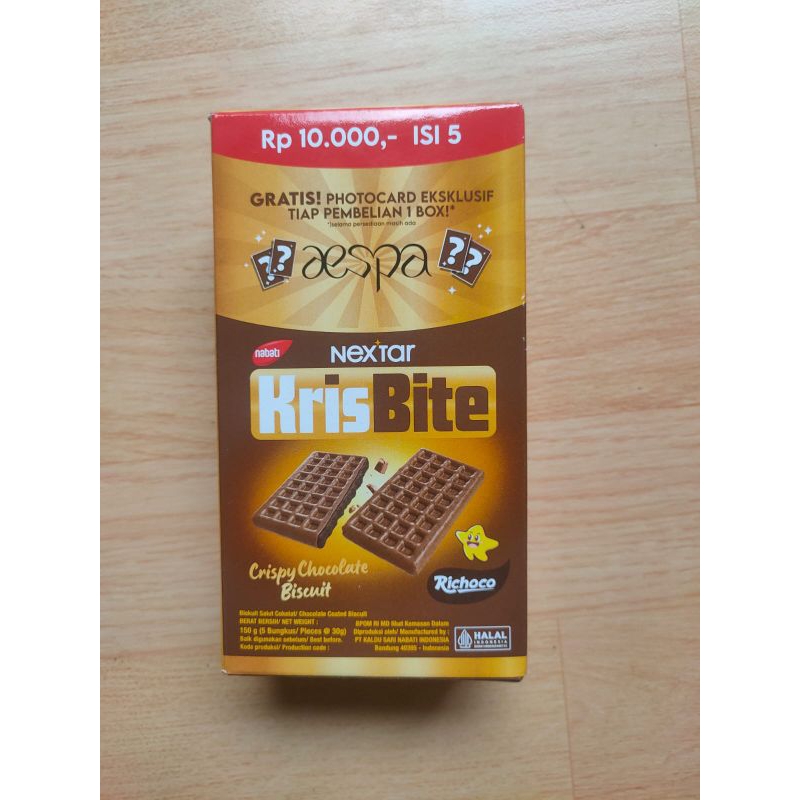 

Nabati Nextar KrisBite Aespa Free Photocard Aespa 150gr