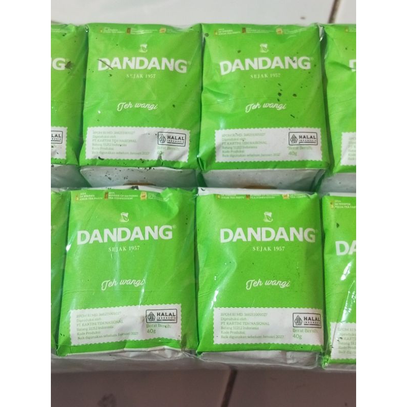 

teh dandang hijau teh tubruk wangi 1slop isi 10pcs @40gram