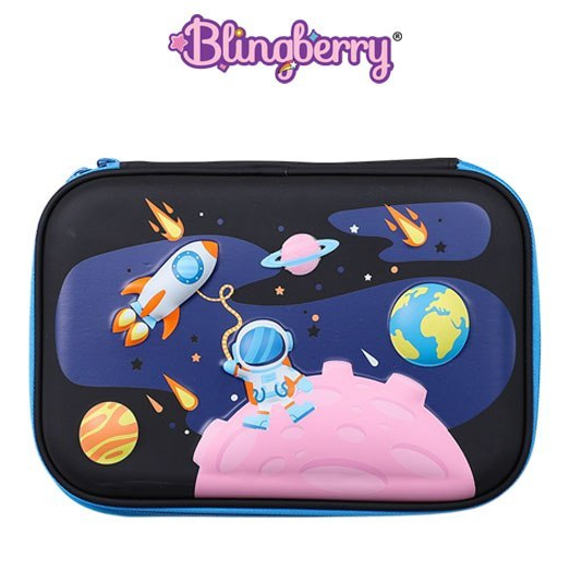 

BLINGBERRY Tempat pensil astronot 3D timbul kotak Pensil astronot pencil Case tempat pensil Anak laki laki kado ultah anak laki laki