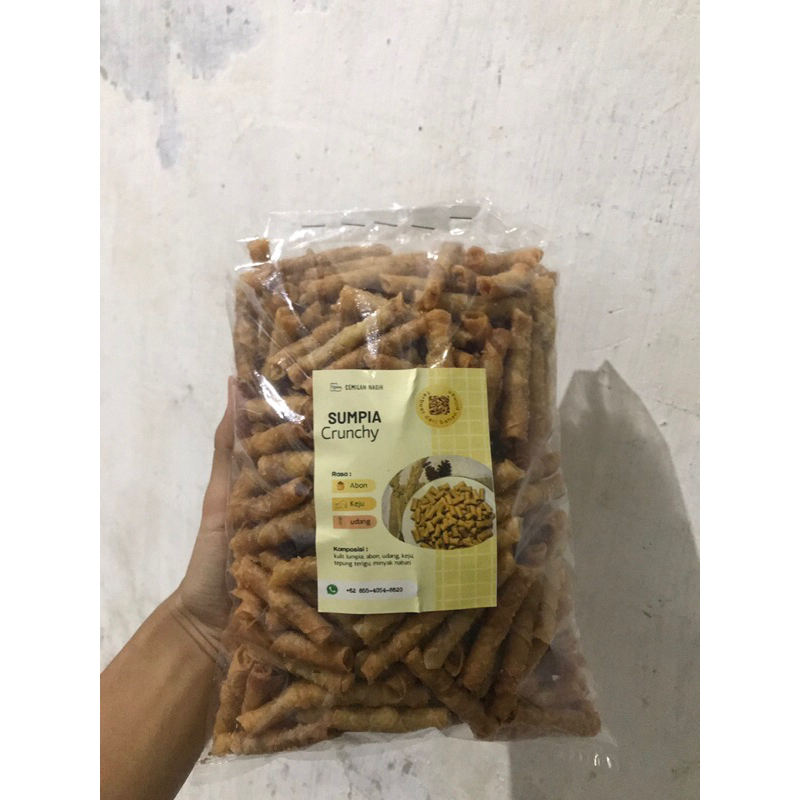 

SUMPIA UDANG 500 GR RENYAH GURIH, ISIAN BANYAK