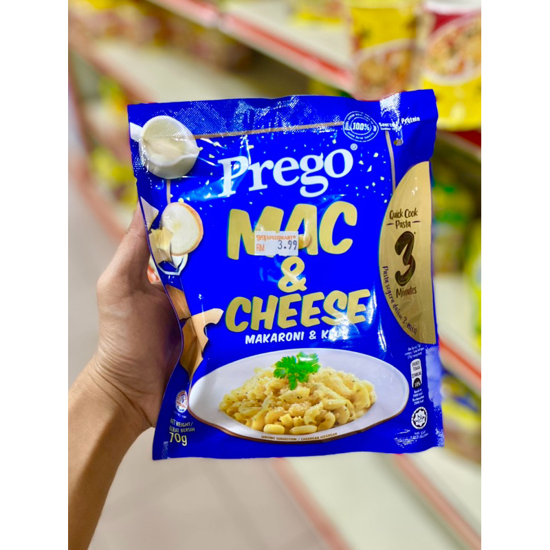 

Prego Mushroom Carbonara MAC 71g / Mac & Cheese 70g ORI Import Malaysia
