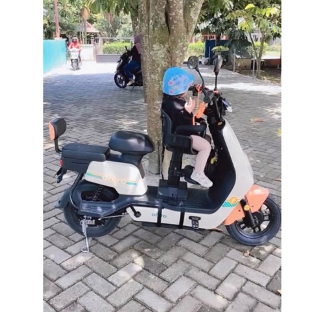 sepeda listrik + dudukan anak ( OFERO )