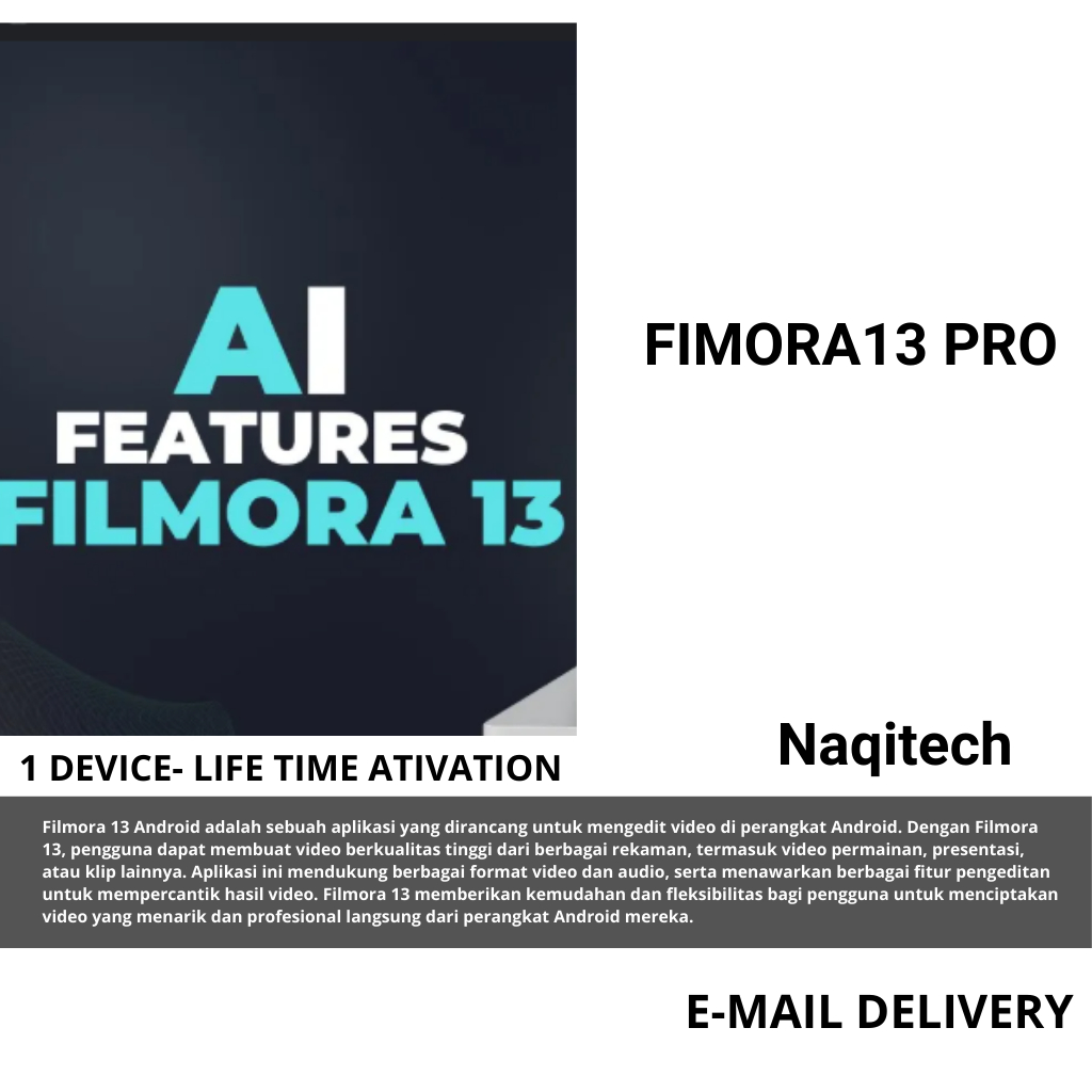 FILMORA 13 Pro – EDIT VIDEO DALAM GENGGAMAN