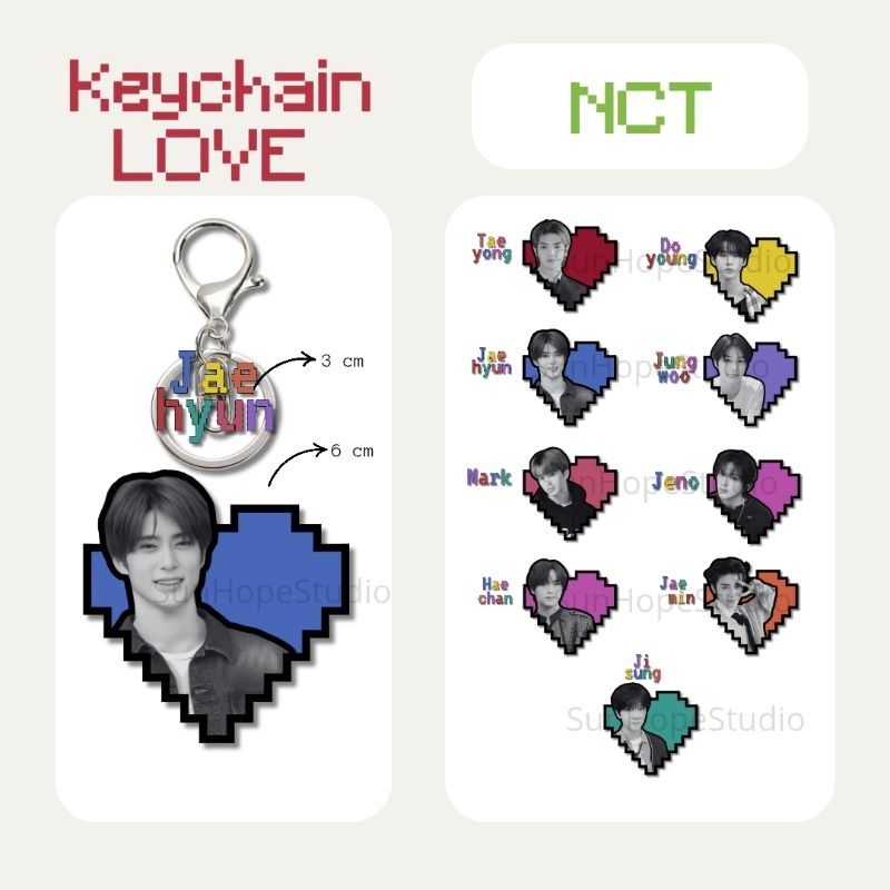 Keychain Love Akrilik Kpop NCT
