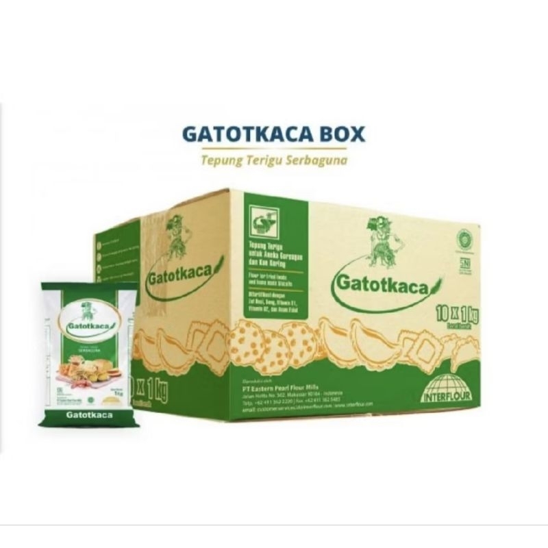 

Gatotakaca Tepung Terigu 1kg (1dus isi 10pcs)
