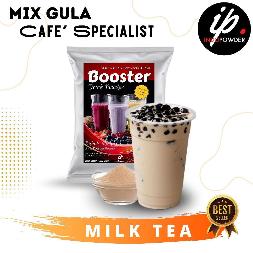 

IP Bogor - Bubuk Minuman Rasa MILK TEA 1Kg Untuk Cafe, Waralaba dan Resto