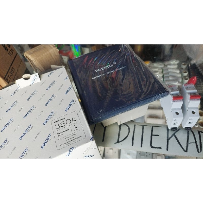 box inbow tanam mcb untuk 4mcb