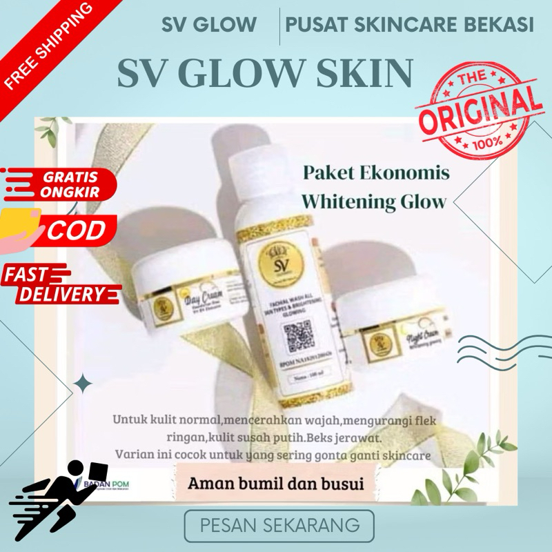 SV GLOW SKIN WHITENING GLOW SKINCARE SVGLOWSKIN ACNE FLEK HITAM SVGLOW