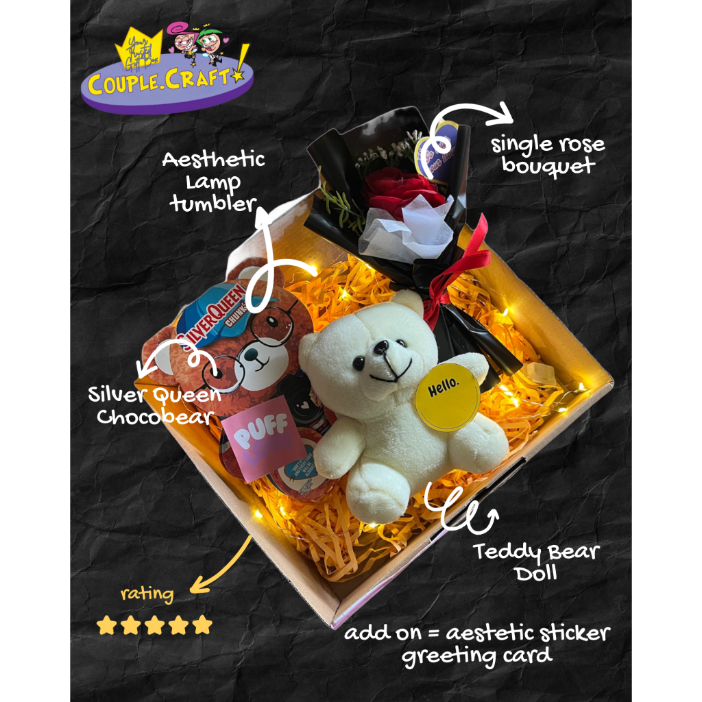 GIFT BOX KADO ULANG TAHUN CEWEK - KADO ANNIVERSARY- HAMPERS BONEKA BERUANG- GIFT BOX COKELAT BERUANG