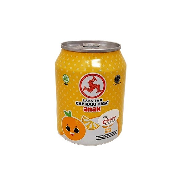 

LARUTAN KAKI TIGA ANAK JERUK CAN DAN STROWBEY 250ml (KALENG)