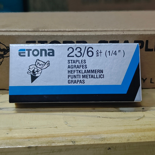 

Isi Stapler / Stapler Etona 23/6 (1 Pad)